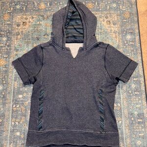 💎RARE💎LULULEMON Heather Blue Short Sleeve Cover Up, Size Small